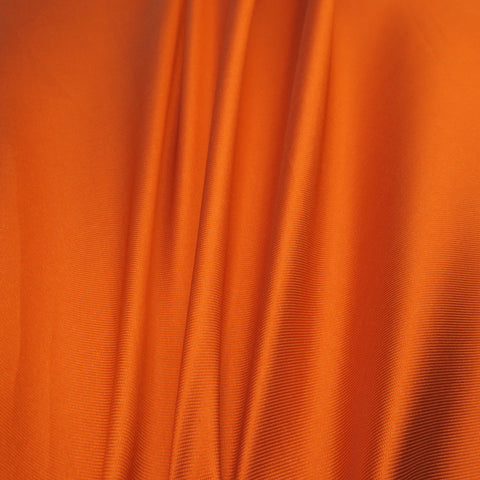 Orange and Yellow Double-Sided Solid Silk Mikado Fabric - Rex Fabrics