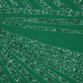 Emerald Green Sequins and Beads Embroidered Tulle Fabric - Rex Fabrics
