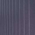 Blue and White Chalk Striped Loro Piana Wool Silk and Linen Fabric - Rex Fabrics