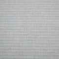 White with Light Blue Stripes Street Lino Loro Piana Shirt Fabric - Rex Fabrics