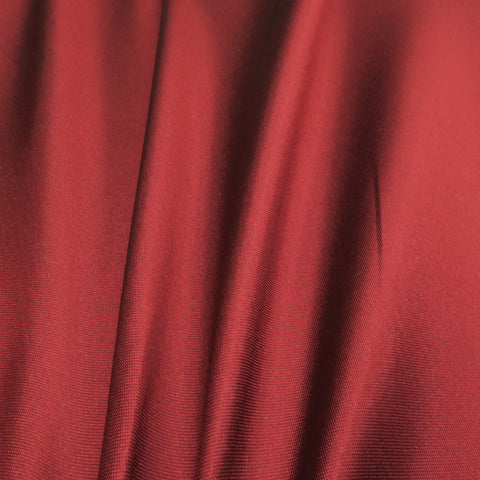 Wine Solid Silk Mikado Fabric - Rex Fabrics