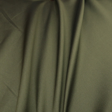Forest Green Solid Silk Mikado Fabric - Rex Fabrics