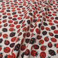 Ladybug Frolicking Fields Printed Cotton - Rex Fabrics