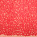 Red Feathers Skin Embroidered Tulle Fabric - Rex Fabrics