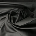 Ultra Black Solid Mystique Satin - Rex Fabrics