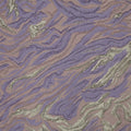Pink, Purple and Gold Abstract Textured Brocade Fabric - Rex Fabrics