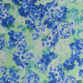 Blue Hydrangeas Floral Printed Cotton Pierre Cardin - Rex Fabrics