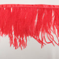 Tomato Red Ostrich Feather Trim 2 PLY - Rex Fabrics