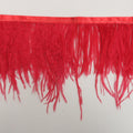 Red Ostrich Feather Trim 2 PLY - Rex Fabrics