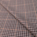 Brown and Off White Superfine Wool Loro Piana Fabric - Rex Fabrics