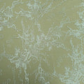 White With Glitter Abstract Embroidered Tulle Fabric - Rex Fabrics