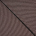 Dark Grey with Smooth Stripes Wool Ermenegildo Zegna Cloth Suiting Fabric - Rex Fabrics