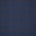Blue and Red Plaid Emenegildo Zegna Wool and Silk Suiting Fabric - Rex Fabrics
