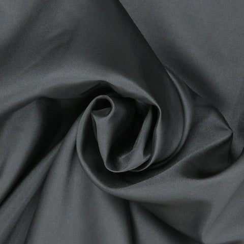 Black Solid Mikado Fabric - Rex Fabrics
