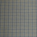 Brown and Blue Plaid Emerald Super 130's Ariston Fabric - Rex Fabrics