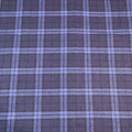 Blue Windowpane Luxury Wool and Silk Jacketing Dormeuil Fabric - Rex Fabrics