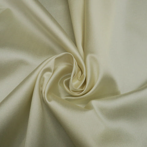Ivory Silk and Wool Woven Fabric - Rex Fabrics
