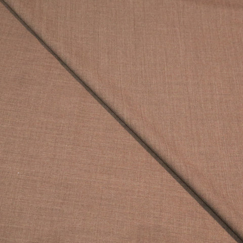 Brown Textured Ermenegildo Zegna Cloth Suiting Fabric - Rex Fabrics