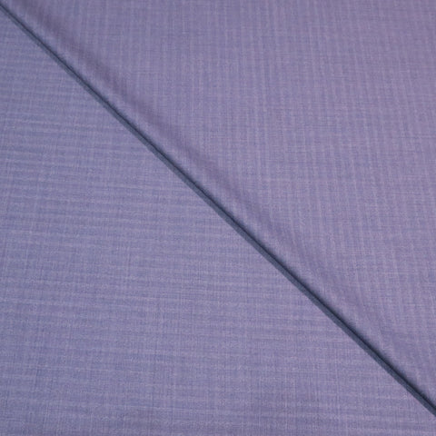 Bluewith Subtle Stripes Ermenegildo Zegna Cloth Suiting Fabric - Rex Fabrics