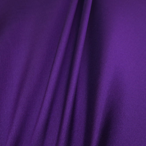 Purple Silk and Wool Woven Fabric - Rex Fabrics