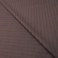 Brown Stripes Loro Piana Wish Super 170's 15 Micron Extrafine Wool Fabric - Rex Fabrics