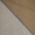 Tan & Beige Double Sided Solid Denim Project Wool & Cotton Ariston Fabric - Rex Fabrics