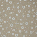 White Beaded and Sequined Flower Embroidered Tulle Fabric - Rex Fabrics