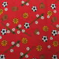 Sports Themed Printed Cotton Blended Broadcloth - Rex Fabrics
