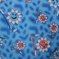 Flowers and Toothbrushes Printed Cotton Blended Broadcloth - Rex Fabrics