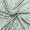 Silver with Glitter Double Face Pleated Stretch Fabric - Rex Fabrics