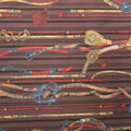 Belt Pattern Printed Cotton Blended Broadcloth - Rex Fabrics