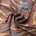 Belt Pattern Printed Cotton Blended Broadcloth - Rex Fabrics