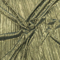 Dark Bronze with Black Double Face Pleated Stretch Fabric - Rex Fabrics