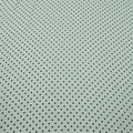 Small Black Polka Dots on White Background Printed Crepe Fabric - Rex Fabrics