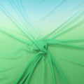 Green to Aqua Degradé Ombré Sheer Chiffon Polyester Fabric - Rex Fabrics