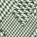 Black and White Houndstooth Sheer Chiffon Polyester Fabric - Rex Fabrics
