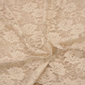 Ivory and Gold Floral Embroidered Lace - Rex Fabrics