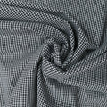 Black and White Shepards Check Cotton Blended Broadcloth - Rex Fabrics