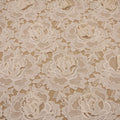 Ivory High Relief Floral 3D Embroidered Guipure Lace - Rex Fabrics