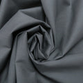 Black Solid Cotton Blended Broadcloth - Rex Fabrics