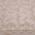 Ivory Floral Corded Guipure Lace - Rex Fabrics