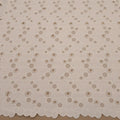 Ivory Abstract Circles Corded Guipure Lace - Rex Fabrics