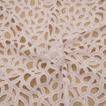 White Geometric Corded Guipure Lace - Rex Fabrics