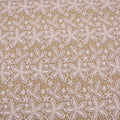 White Corded Floral Embroidered Guipure Lace - Rex Fabrics