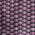 Pink Fish on Purple Background Printed Cotton - Rex Fabrics