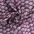 Pink Fish on Purple Background Printed Cotton - Rex Fabrics