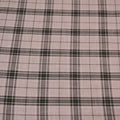 Light Gray Glen Check Loro Piana Wool Fabric - Rex Fabrics
