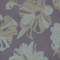 Pastel Yellow Floral Textured Brocade Fabric - Rex Fabrics