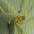 Yellow and White Stripped Printed Cotton - Rex Fabrics