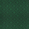 Green Damask on Black Background Brocade Fabric - Rex Fabrics